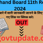 Jharkhand Board 11th Result 2024